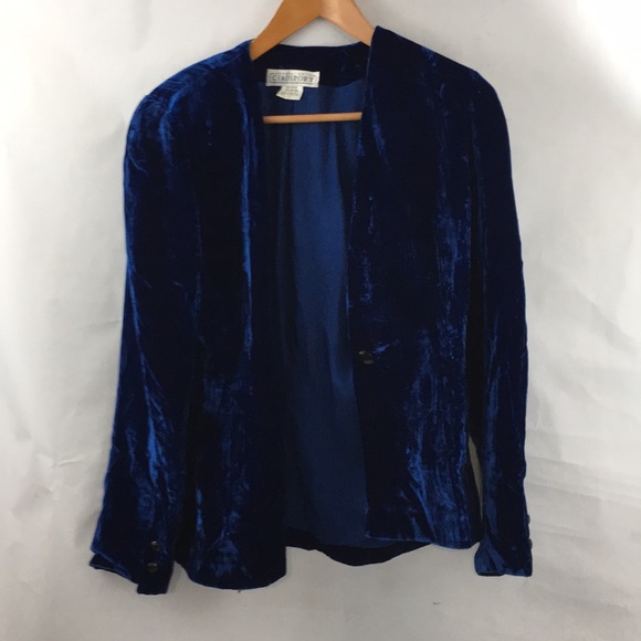 SANDRA ROTH  Valvet   TAILORED JACKET SIZE 4 - Picture 1 of 6